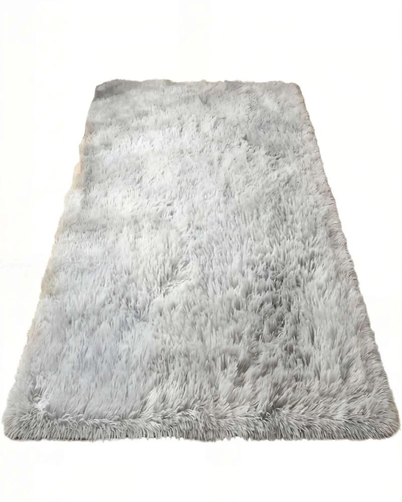 ALFOMBRA TEXTURA PELUDA  200X240   COLOR GRIS - 1