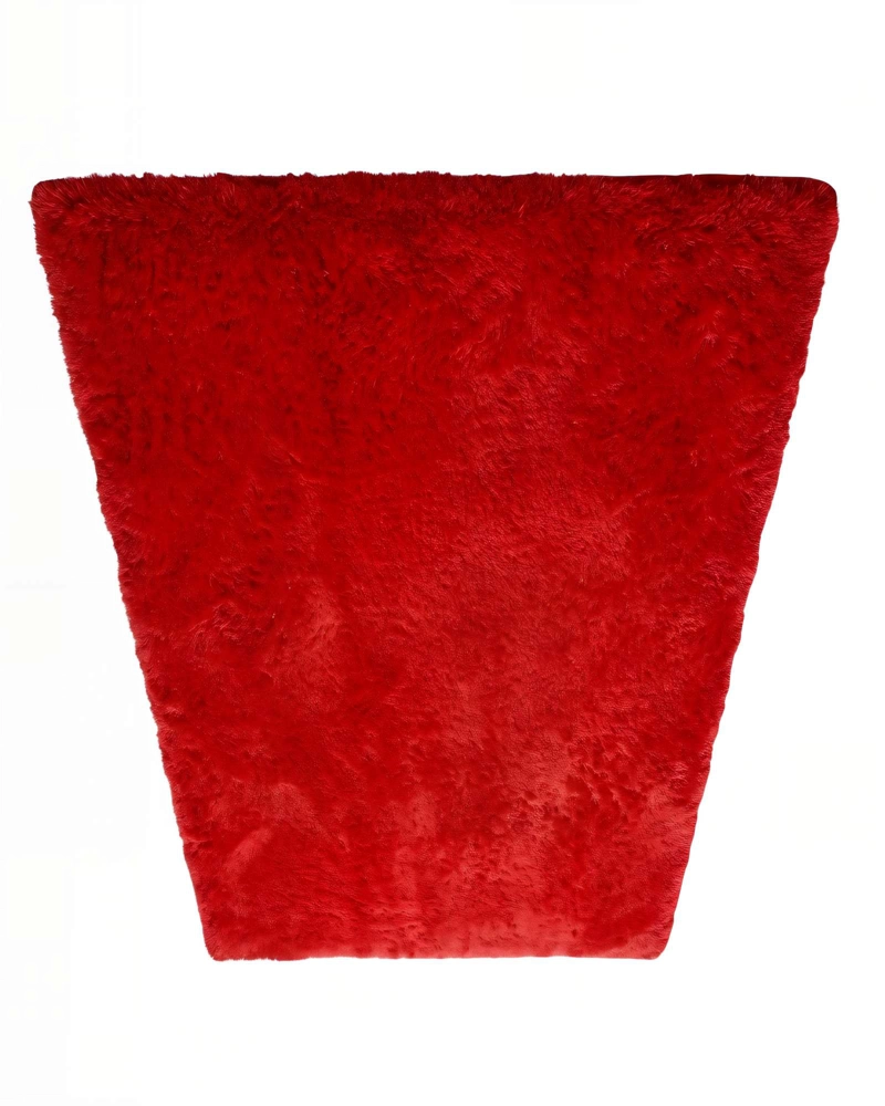 ALFOMBRA TEXTURA PELUDA  200X240   COLOR ROJO - 2