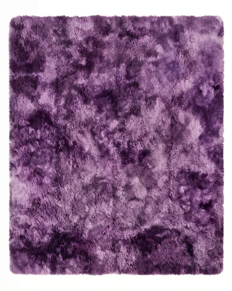 ALFOMBRA TEXTURA PELUDA  180X200  COLOR MORADO - 2