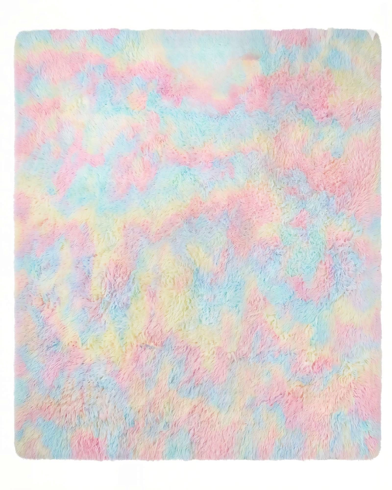 ALFOMBRA TEXTURA PELUDA  200X240   ARCOIRIS 2 - 1