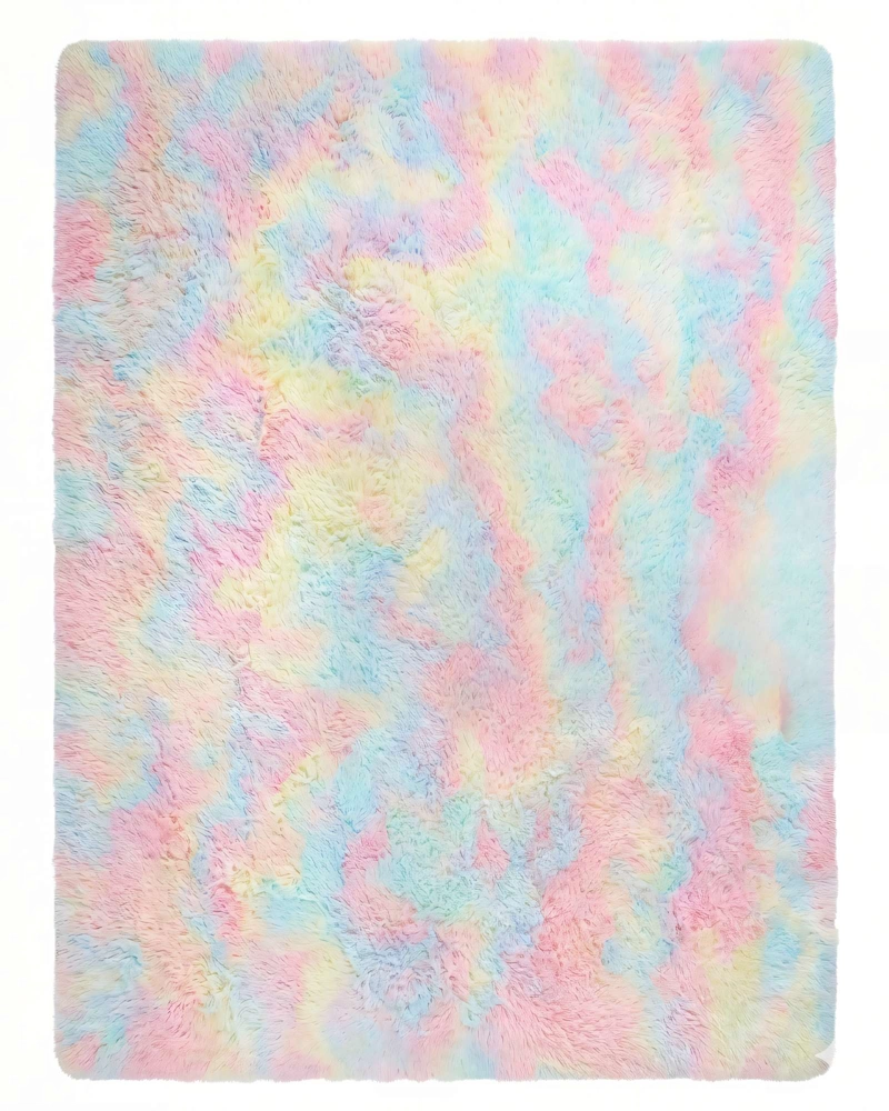 ALFOMBRA TEXTURA PELUDA  200X240   ARCOIRIS 2 - 2
