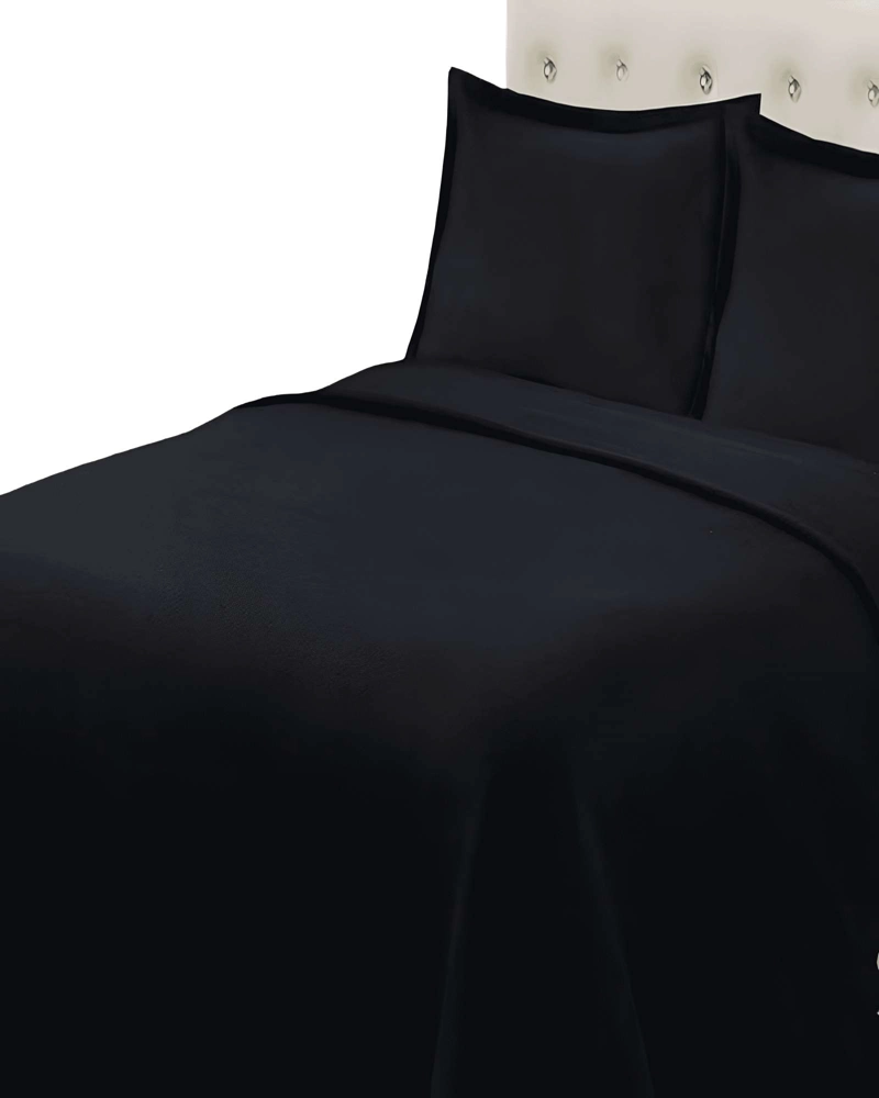 SABANA POLAR DE TEXTURA SUAVE  2 PLAZAS NEGRO - 2
