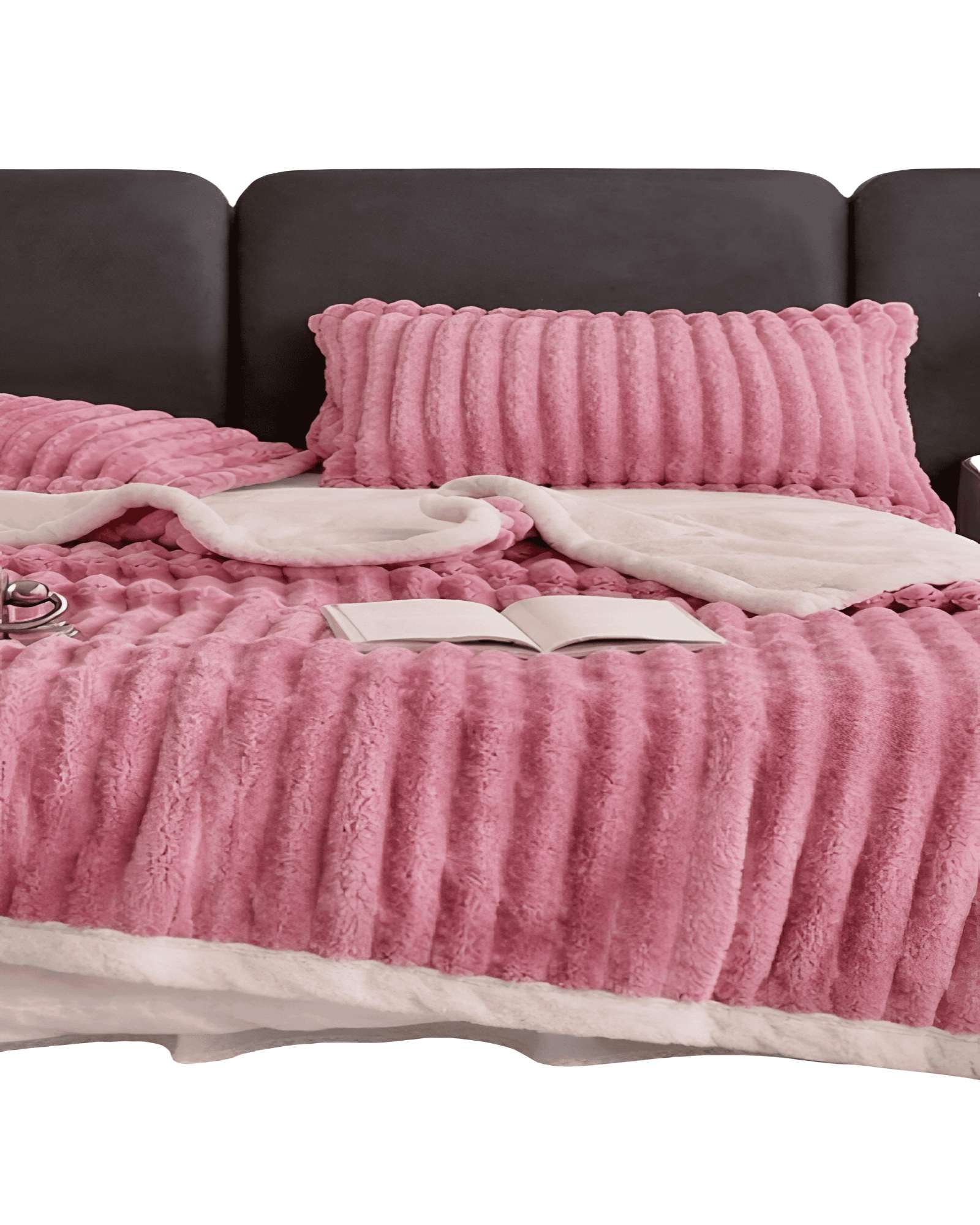 FRAZADAS CON SHERPA  LINEAL 2 PLAZAS 01 - 2
