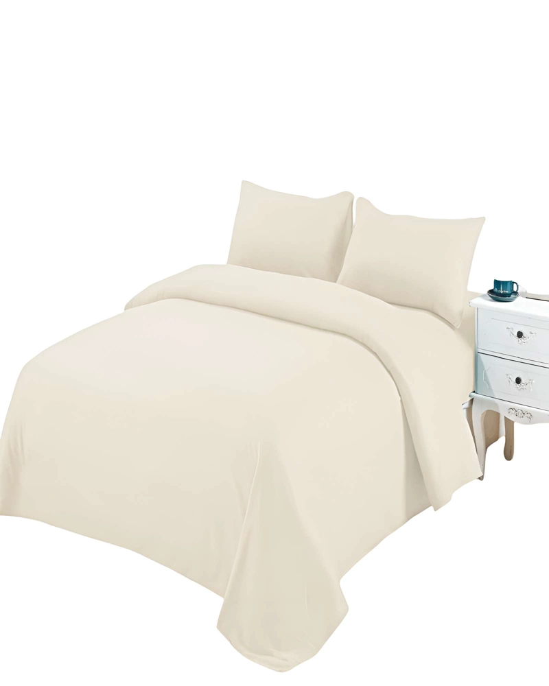 PACK DE SABANAS POLAR PLAZA Y MEDIA BEIGE - 2