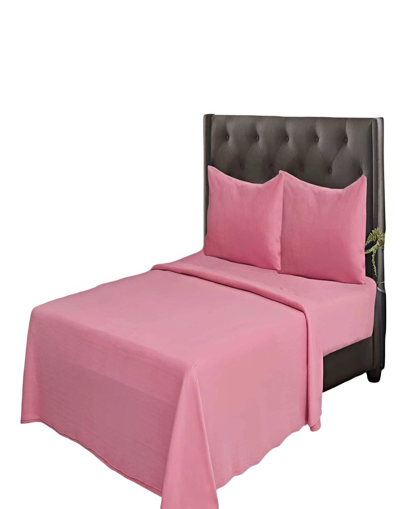 PACK DE SABANAS POLAR 2 PLAZAS ROSA - 2