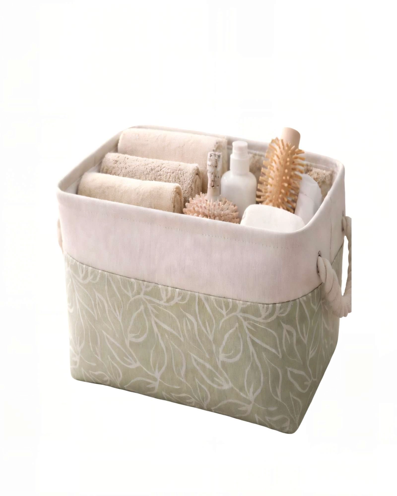 PACK   DE 4 CANASTILLOS ORGANIZADOR 33CMX20CMX20CM COLOR VERDE - 2