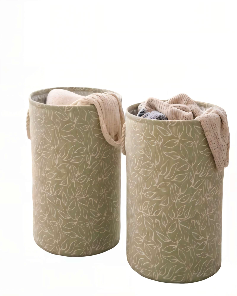 PACK   DE CANASTILLOSS DE ROPA 40CMX50CM COLOR VERDE - 1