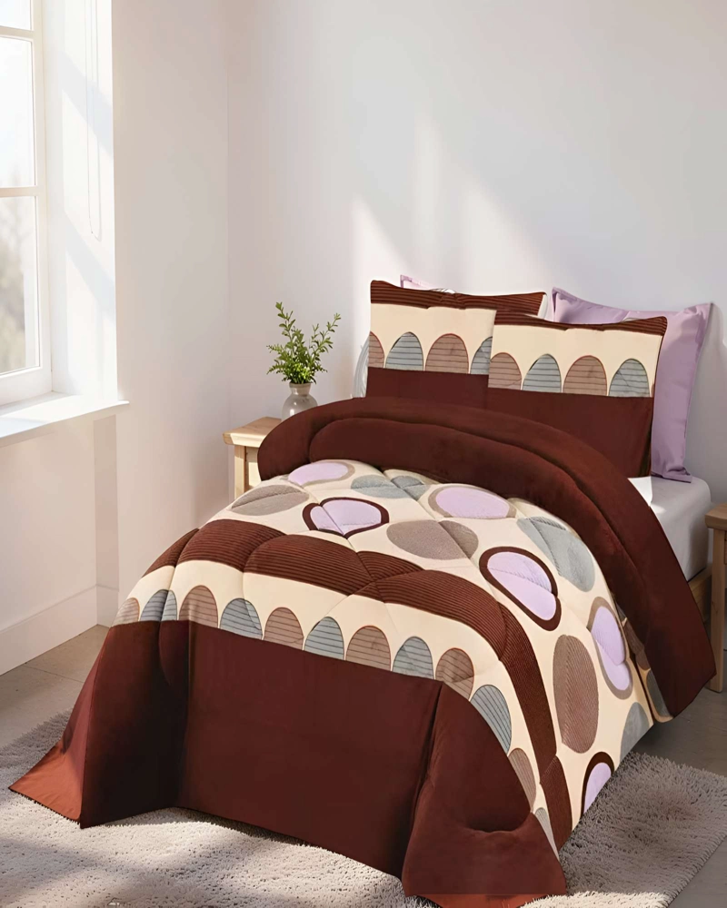 PLUMON CHIPORRO INVIERNO 2 PLAZAS 230CM X 250CM CON DISEÑO 12 - 4