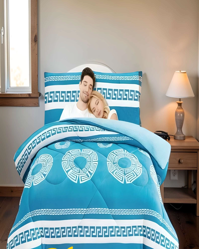 PLUMON CHIPORRO INVIERNO 2 PLAZAS 230CM X 250CM CON DISEÑO 7 - 3