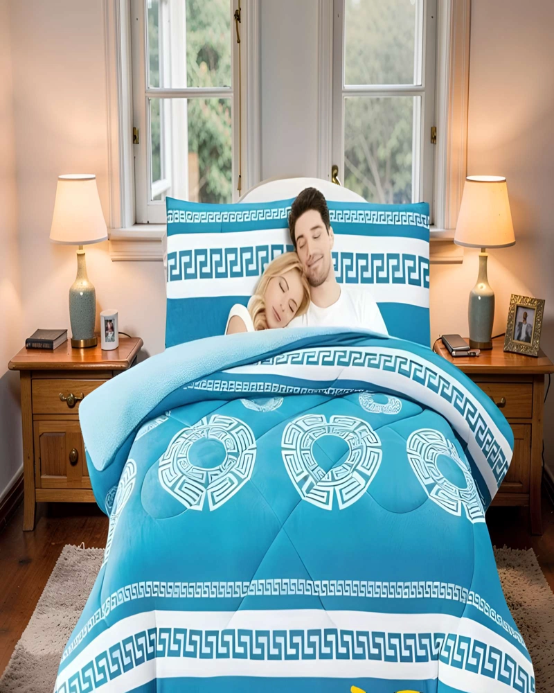 PLUMON CHIPORRO INVIERNO 2 PLAZAS 230CM X 250CM CON DISEÑO 7 - 4