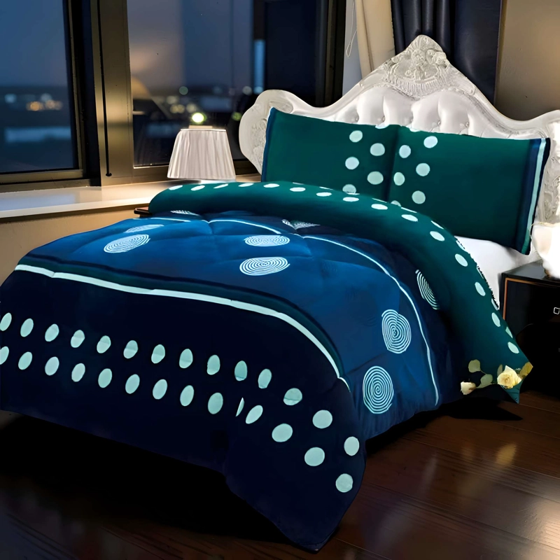 PLUMON INVIERNO SOFT CON DISEÑO 2 PLAZA 230CM X 250CM - 1