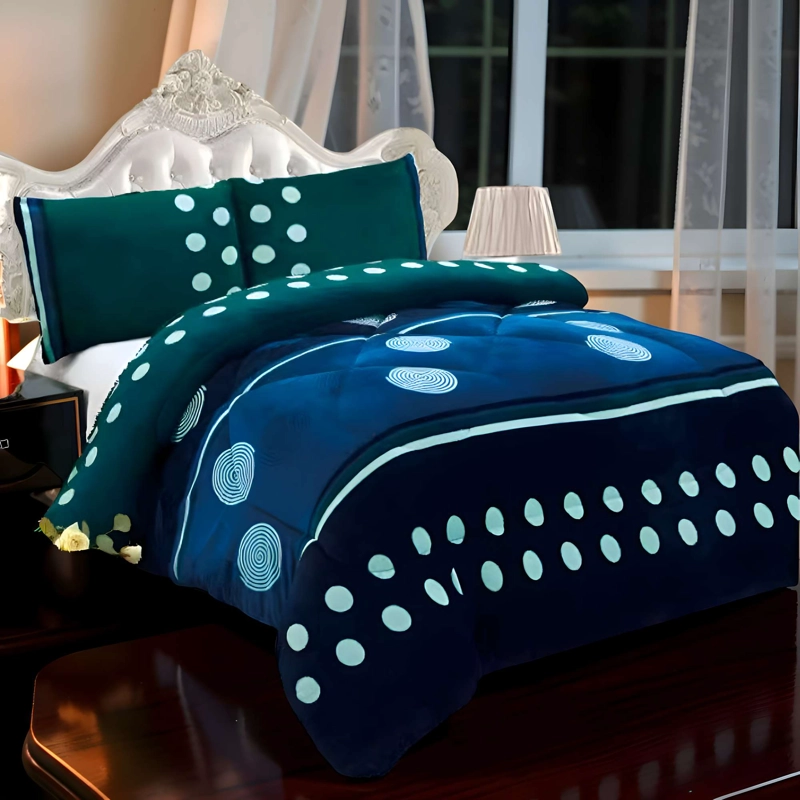 PLUMON INVIERNO SOFT CON DISEÑO 2 PLAZA 230CM X 250CM - 2