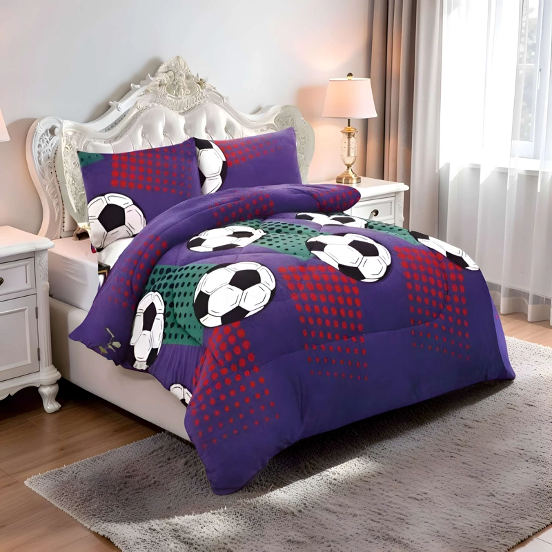 PLUMON INVIERNO SOFT CON DISEÑO PLAZA Y MEDIA 180CM X 230CM - 3