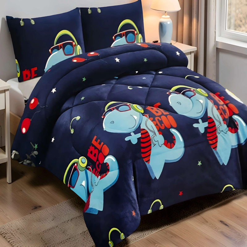 PLUMON INVIERNO SOFT CON DISEÑO PLAZA Y MEDIA 180CM X 230CM - 2