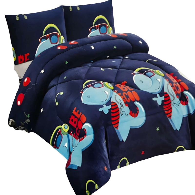PLUMON INVIERNO SOFT CON DISEÑO PLAZA Y MEDIA 180CM X 230CM - 4