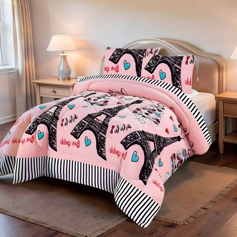 PLUMON INVIERNO SOFT CON DISEÑO PLAZA Y MEDIA 180CM X 230CM - 1