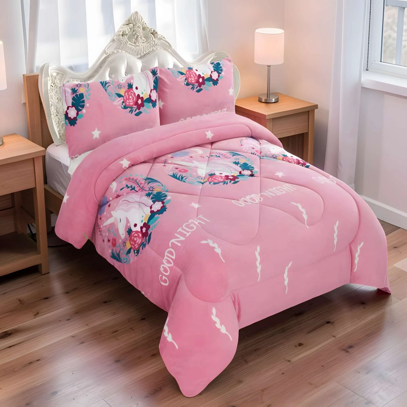 PLUMON INVIERNO SOFT CON DISEÑO PLAZA Y MEDIA 180CM X 230CM - 2