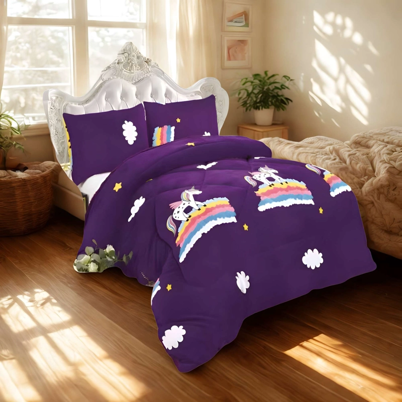 PLUMON INVIERNO SOFT CON DISEÑO PLAZA Y MEDIA 180CM X 230CM - 1