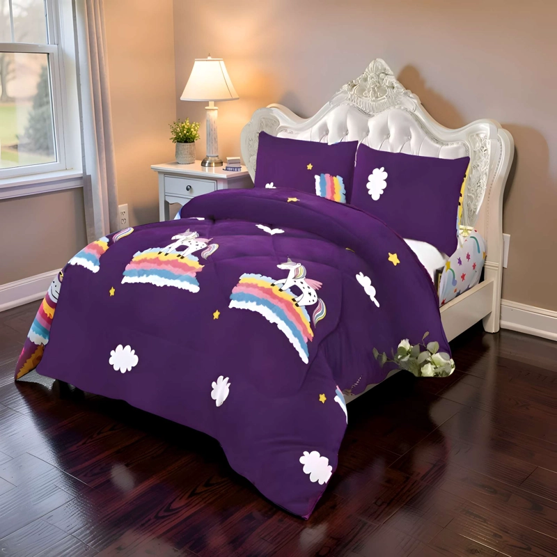 PLUMON INVIERNO SOFT CON DISEÑO PLAZA Y MEDIA 180CM X 230CM - 2