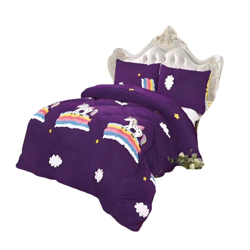 PLUMON INVIERNO SOFT CON DISEÑO PLAZA Y MEDIA 180CM X 230CM - 4