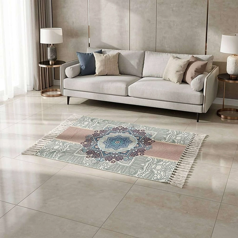 SET DE 2 BAJADAS DE CAMAS DECORATIVAS 60X90CM 09 - 1
