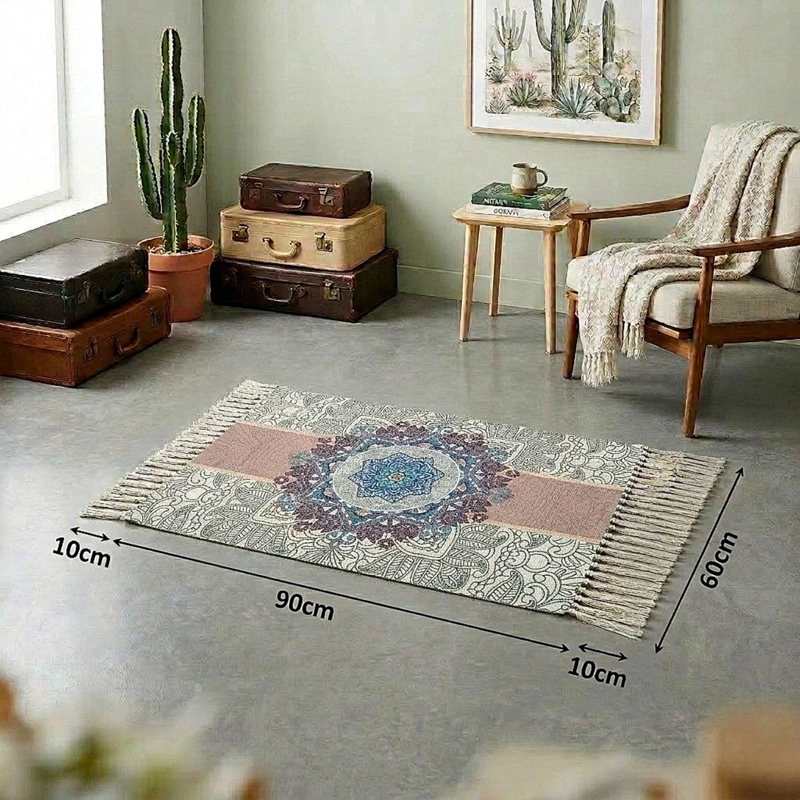 SET DE 2 BAJADAS DE CAMAS DECORATIVAS 60X90CM 09 - 4