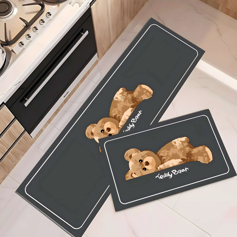 PACK DE 2 ALFOMBRAS DE GOMA MINIMALISTAS PARA COCINA B17 - 3