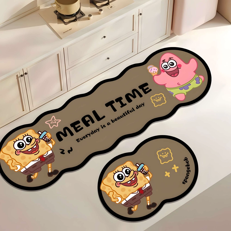 PACK DE 2 ALFOMBRAS DE GOMA MINIMALISTAS PARA COCINA B4 - 3