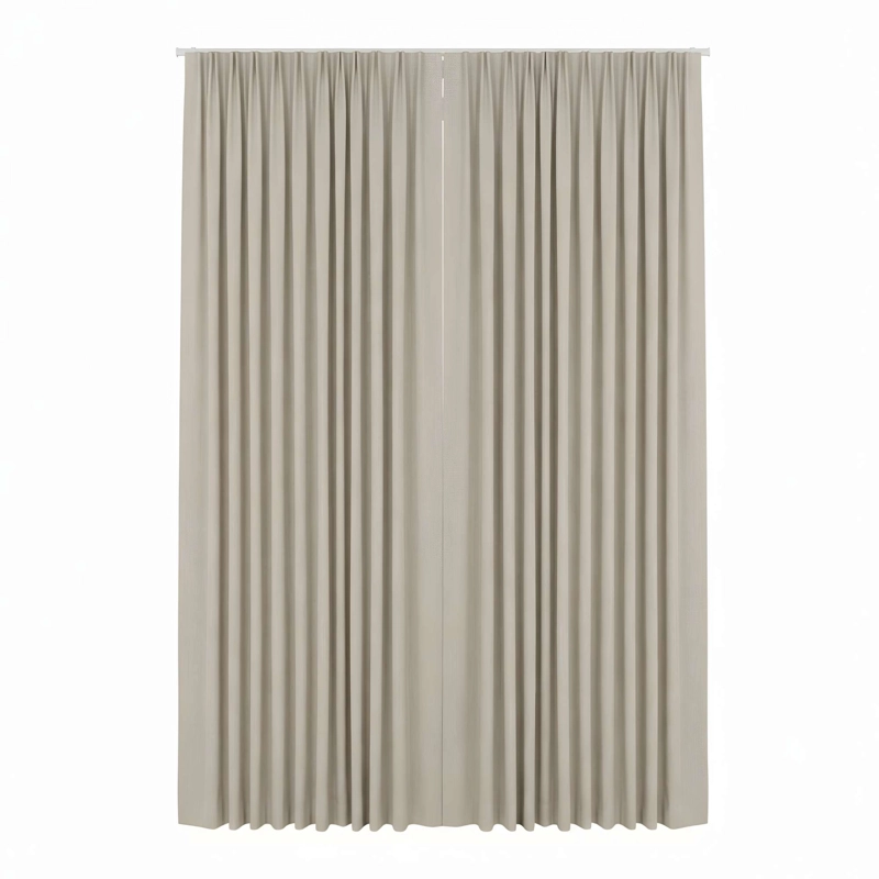 CORTINA BLACK OUT SET 2 PAÑOS  COLOR BEIGE - 4