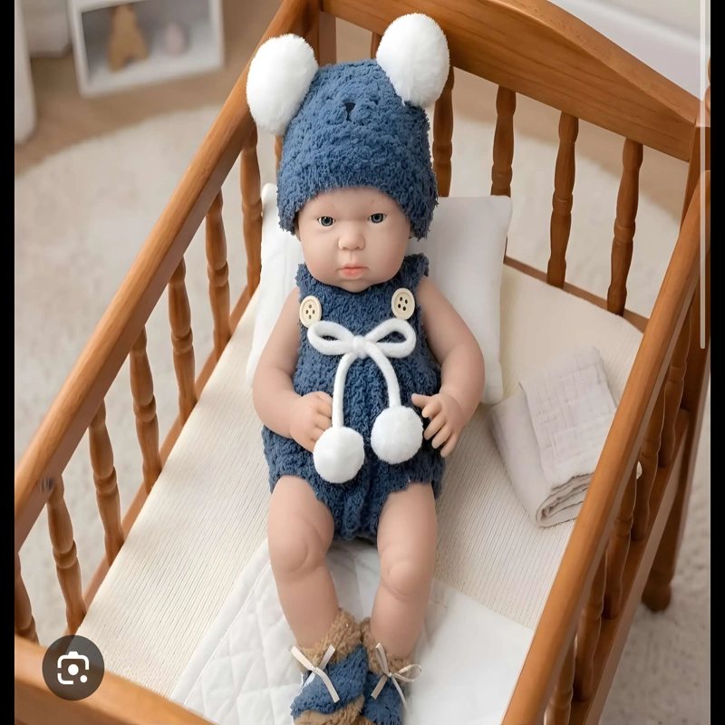 ADORABLE MUÑECO SO LOVELY NIÑO COLOR AZUL 31CM - 1