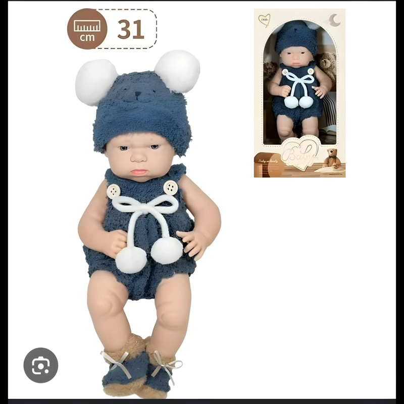 ADORABLE MUÑECO SO LOVELY NIÑO COLOR AZUL 31CM - 4