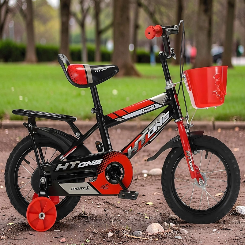 BICICLETA INFANTIL ARO 12 CON RUEDITAS COLOR ROJO - 3