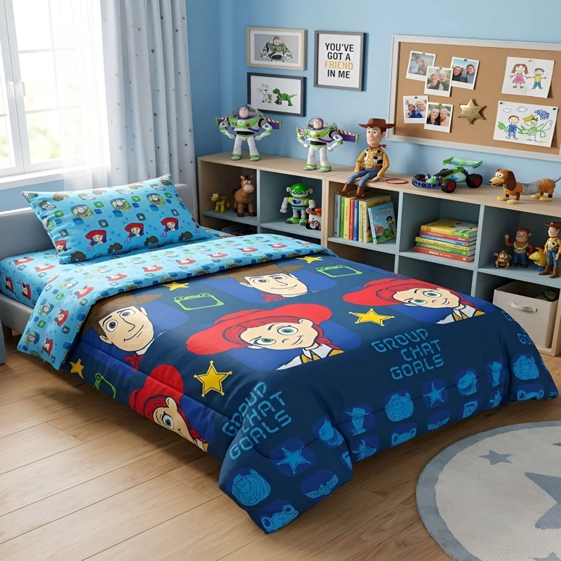 PLUMON REVERSIBLE INFANTIL CON DISEÑO 1.5 PLAZA 05 - 1