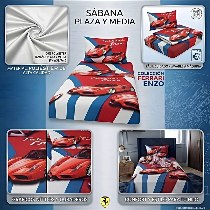 PACK DE SABANA INFANTIL 1.5 PLAZA P2 MULTICOLOR - 4