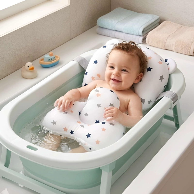 COJIN DE BAÑERA PARA BEBE  CON DISEÑO DE ESTRELLAS - 2