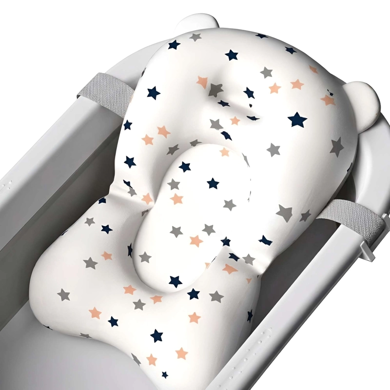 COJIN DE BAÑERA PARA BEBE  CON DISEÑO DE ESTRELLAS - 4