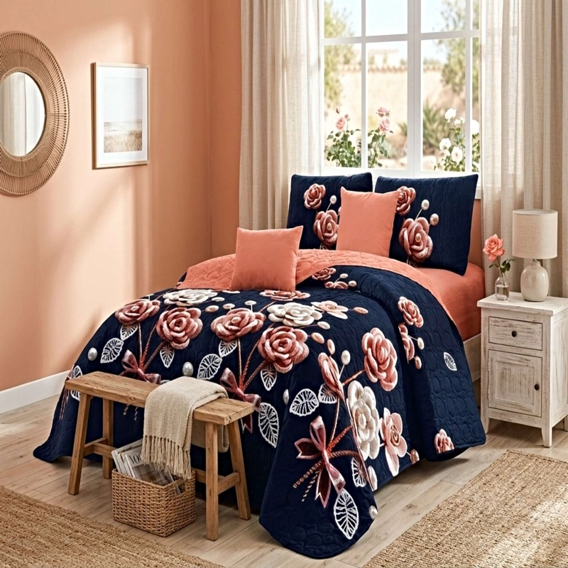 CUBRECAMA DE VERANO 2 PLAZAS  230X250CM B17 - 1