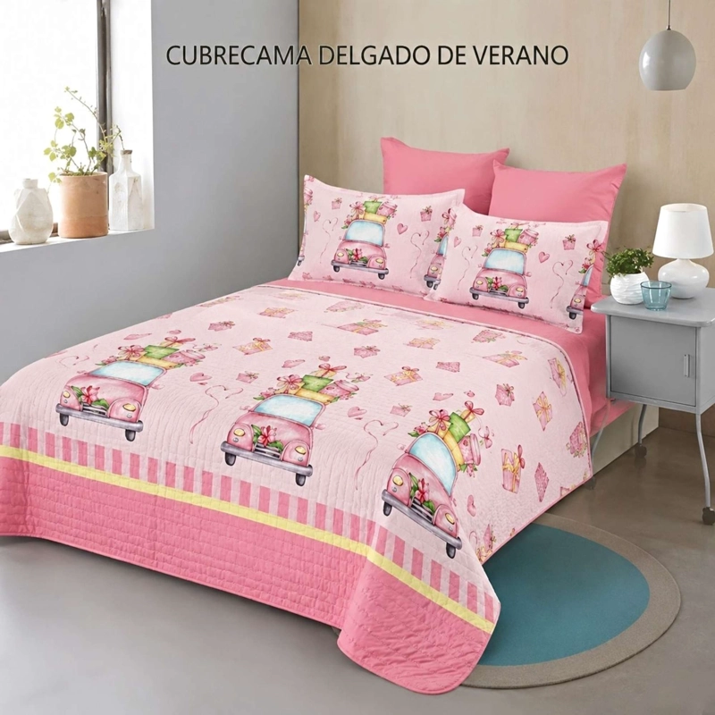 CUBRECAMA DE VERANO PLAZA Y MEDIA 180X230CM A28 - 2