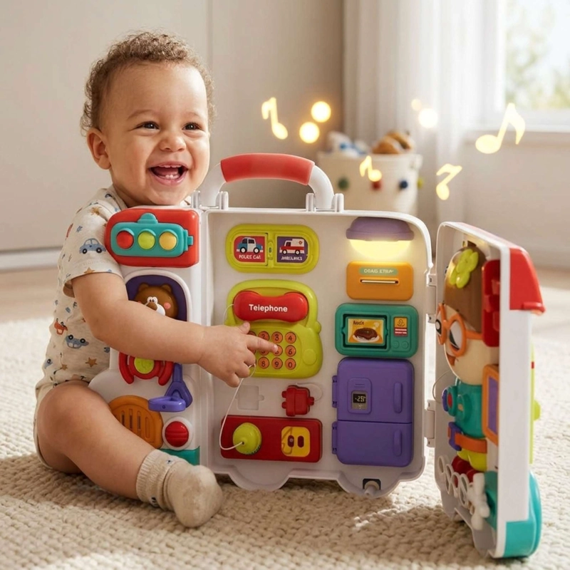 CARRO BUS DE ACTIVIDADES MULTIFUNCIONAL PARA BEBE - 3