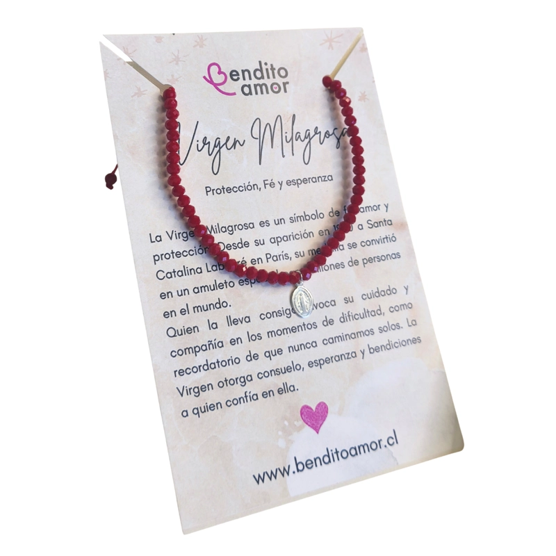 PULSERA PROTECCION- VIRGEN DE LOS RAYOS - 1