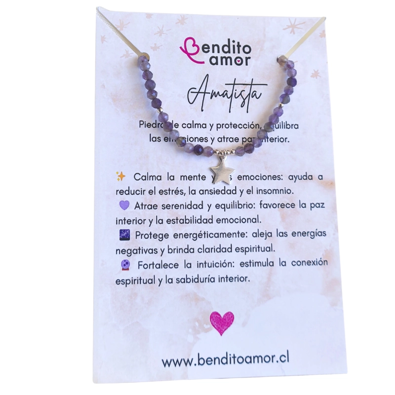 PULSERA PROTECCION AMATISTA - 1