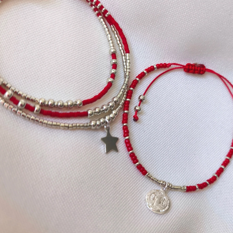 PULSERA SAN BENITO PLATA - 1