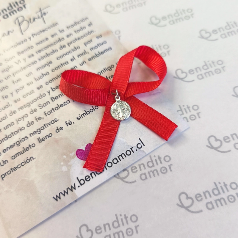 PRENDEDOR SAN BENITO CINTA ROJA – PROTECCION DESDE EL PRIMER DIA - 2