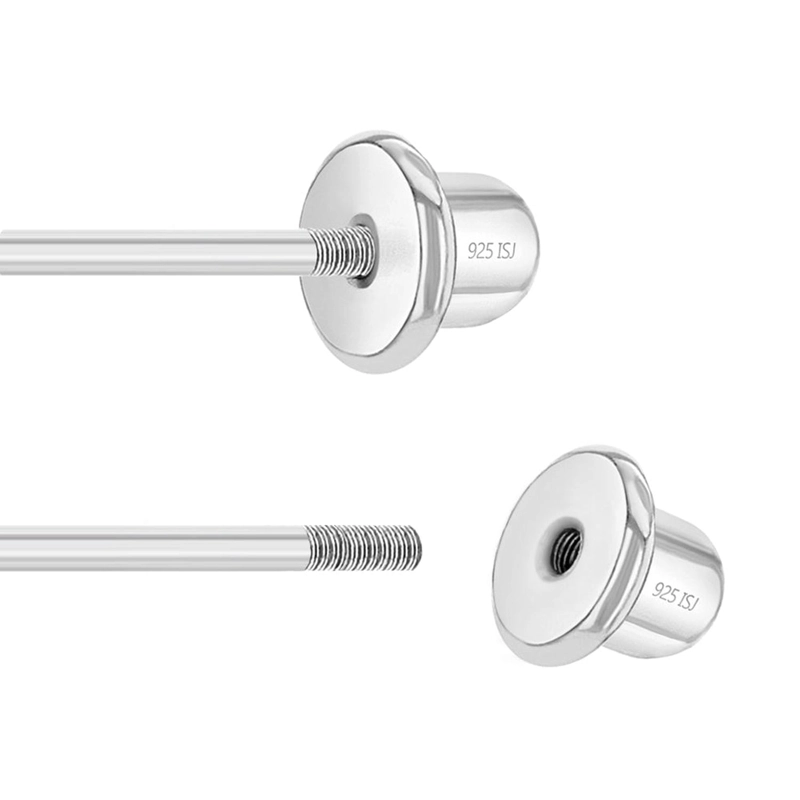 TORNILLOS DE PLATA 925 CON CIERRE DE ROSCA - 3