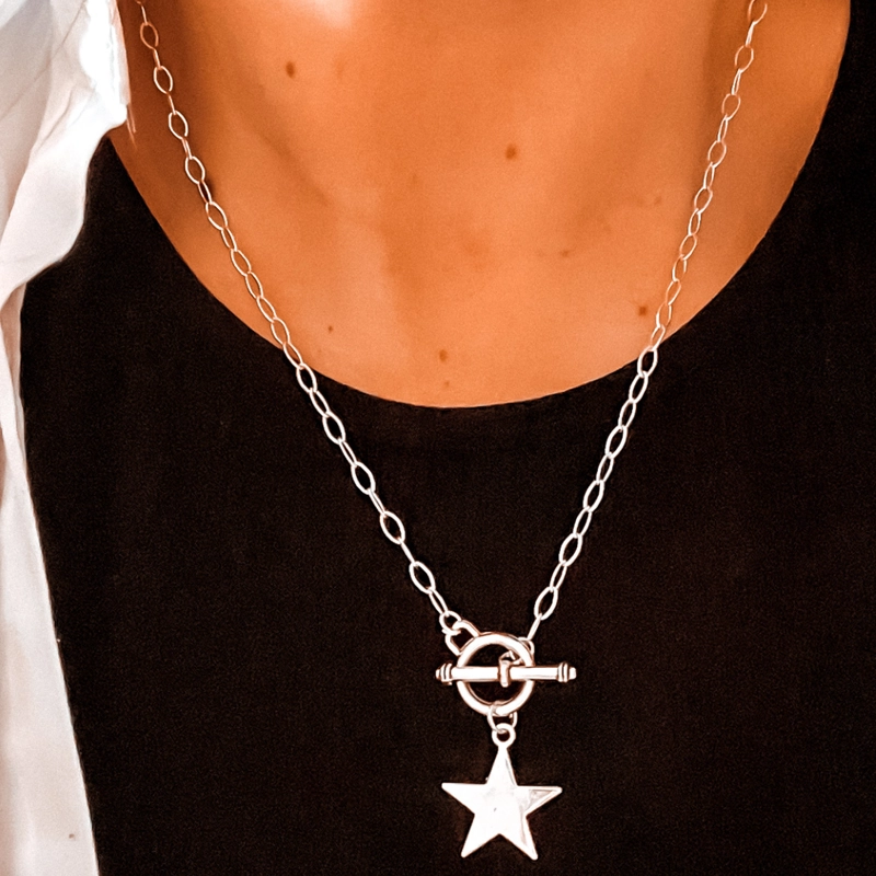 COLLAR ESTRELLA ACERO INOXIDABLE - 1