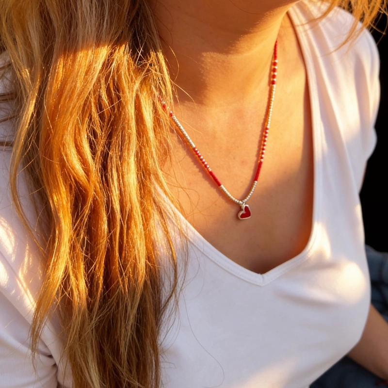MAXI PULSERA AMOR PROPIO- CORAZON PLATA - 2