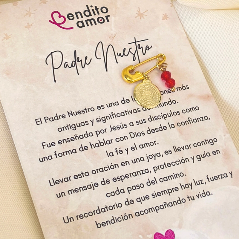 MINI PRENDEDOR PROTECCION PADRE NUESTRO - 1
