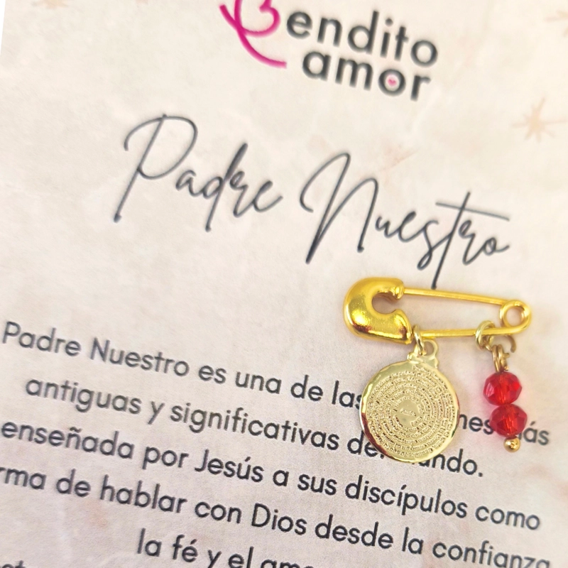 MINI PRENDEDOR PROTECCION PADRE NUESTRO - 2