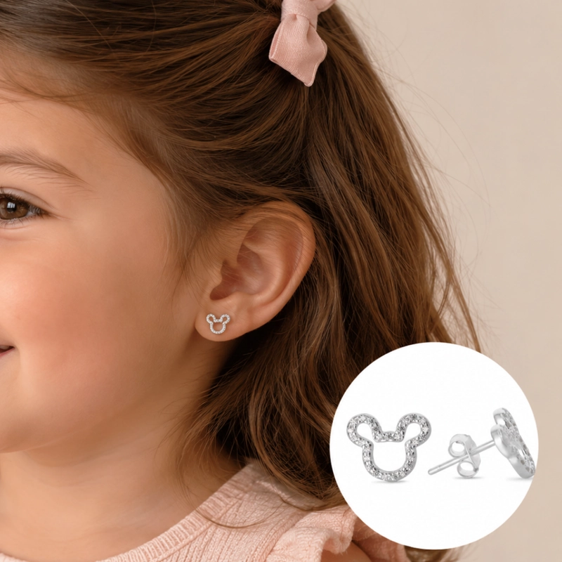 AROS MINNIE CON CIRCONES PLATA 925 ✨ - 1