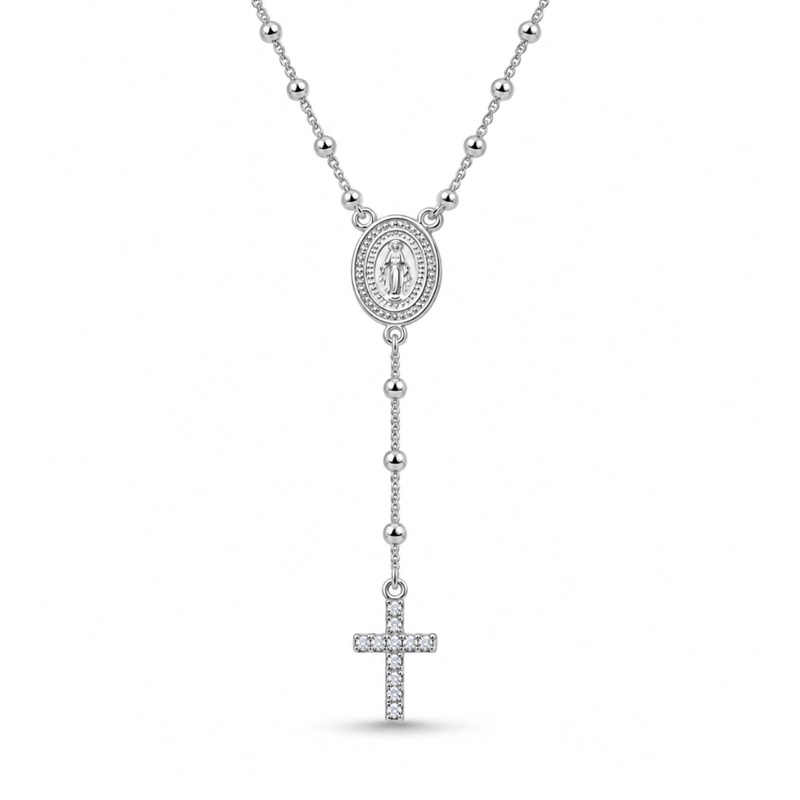 ROSARIO VIRGEN DE LOS MILAGROS CON CIRCONES 60 CM - 1
